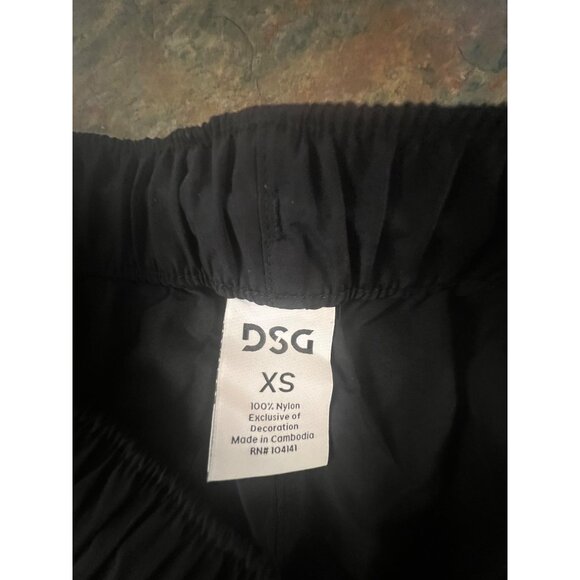 DSG Womens High-Rise Notched Woven Shorts Pure Black Size XS - Picture 4 of 7